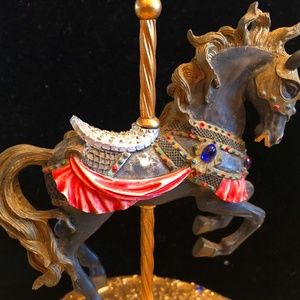 Vintage 1993 Carousel Horse Music Box by The San Francisco Music Box Company